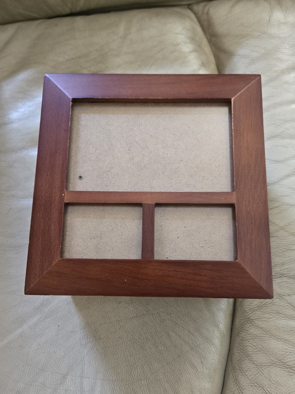 Vintage Melannco Wood Photo Sorage Box